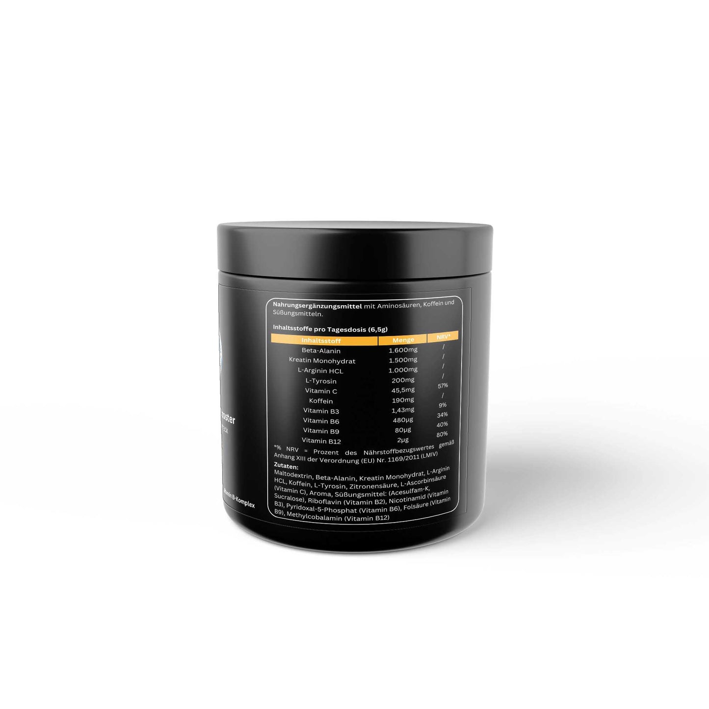 Pre-Workout Booster - Geschmack: Orange